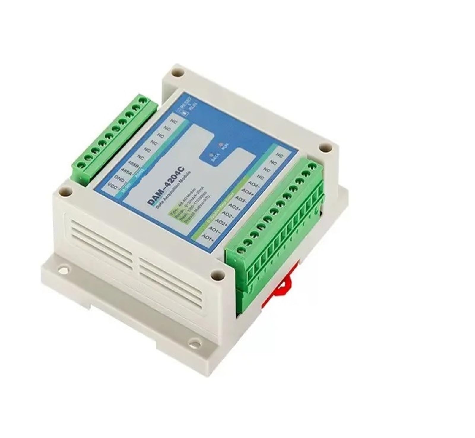 JJKKOZVQF RS485 To 4-Channel 4-20mA Current Output To Analog Output Module