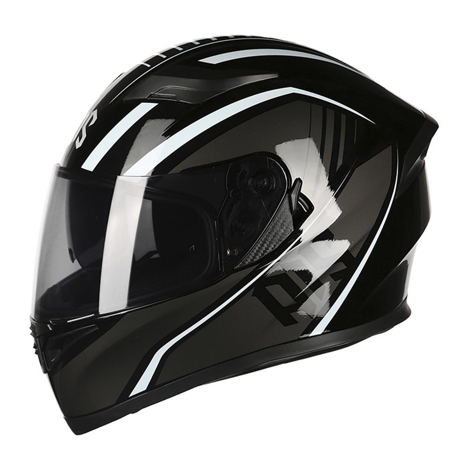 Kask Motocyklowy Szczękowy z Homologacją ECE, Kask Modułowy z Podwójną Blendą, Skorupa ABS dla Skutera i Motocykla(7,3XL)