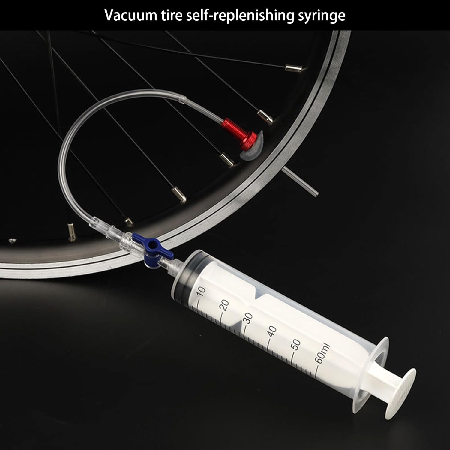 Tire Tubeless Sealant Injectors Road Bike Tire Repair Kits Bike Tubeless Tire Liquid Injections Tool Cycling Repair Tool