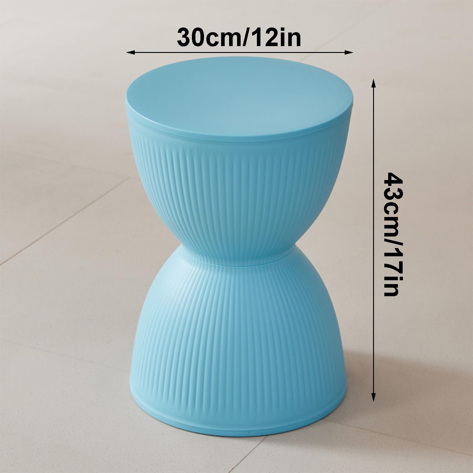 Poggiapiedi in plastica nordico senza installazione, scarpiera per veranda, ideale per piccoli appartamenti, camere da letto e ingressi, mobili salvaspazio (blu)