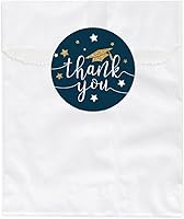 Vista 39 de Andaz Press Colección de fiesta de graduación azul marino y dorado, banderín colgante personalizado con cuerda, graduación de Madison, 5 pies, 1