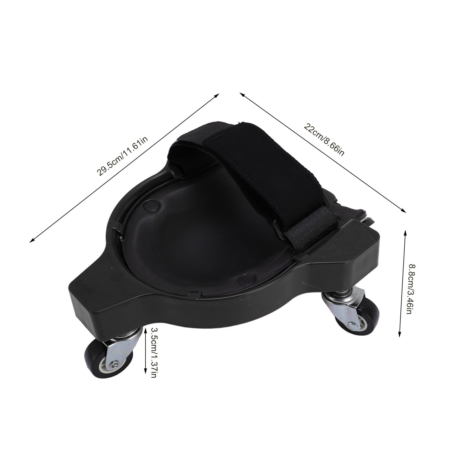 CHICIRIS Pequeña de Rodilla Enrollable Rodilla, Almohadilla de Ergonómica con Materiales Premium para Uso Multipropósito, Maniobrabilidad Mejorada para Tareas de Taller, Reparaciones en el Hogar,