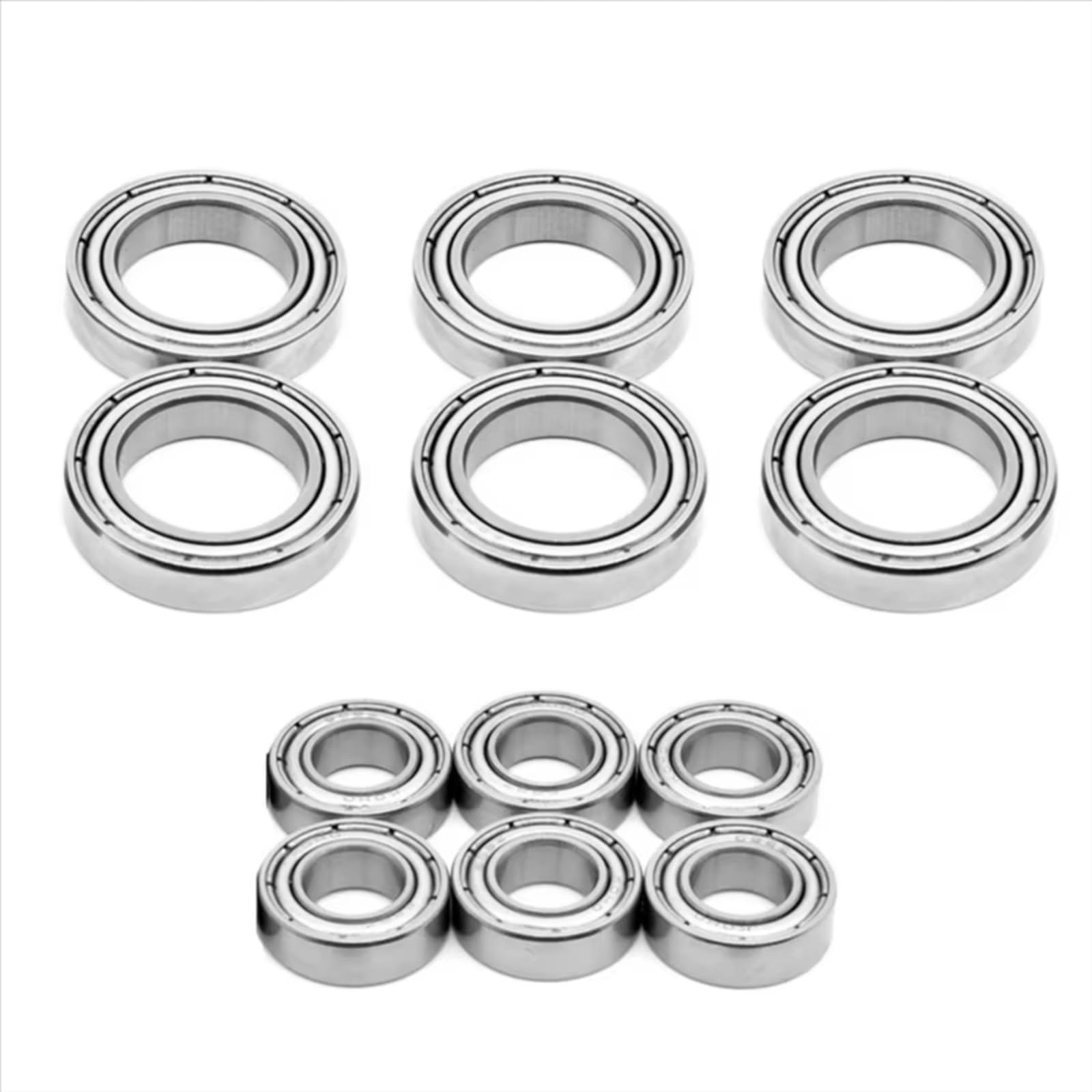 para ZD para Racing MX-07 1/7 Juego De 12 Rodamientos De Bolas De Acero 8763 8764 Repuestos para Automóviles RC Accesorios Piezas De Repuesto Rodamientos Bolas RC