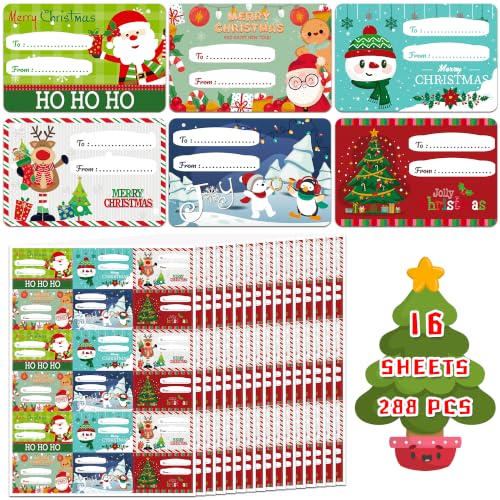 HSHFAMIIY 288-Pc Christmas Gift Tags 3.99 w/ Code + 50% Off Code ST5Q7ENS - image 1