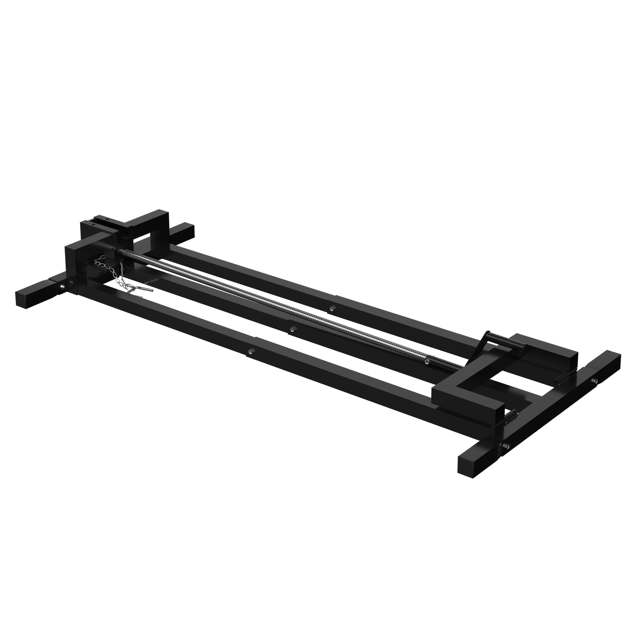 Mähheber für Rasentraktoren, 400 kg Tragkraft, Höhenverstellbar 5–95 cm, Breite 66–102 cm, Stabiler Stahl Mäherheber zur Wartung & Reinigung, Schwarz