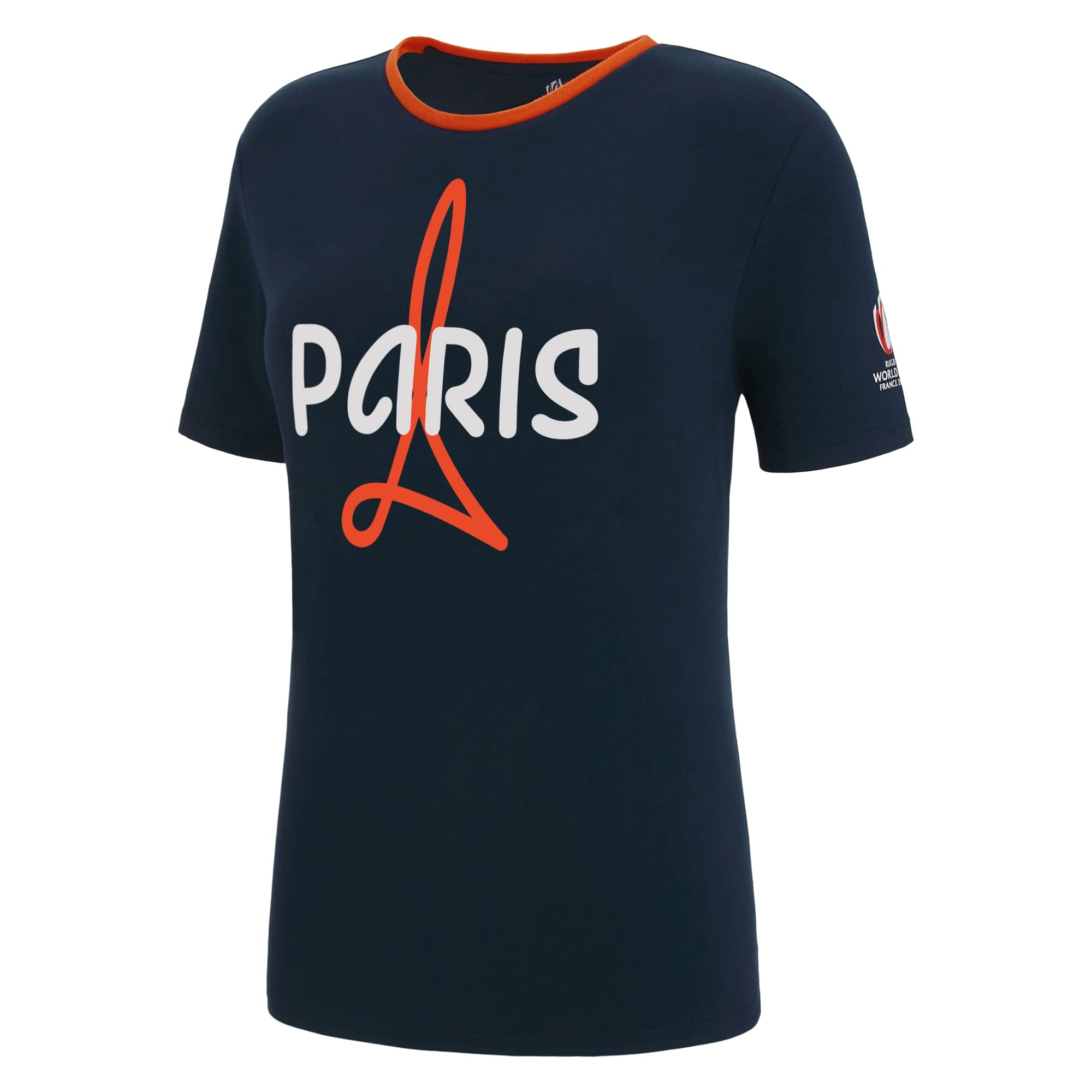 T-Shirt Rugby Paris World Cup Coupe du Monde Féminin Bleu Taille XL