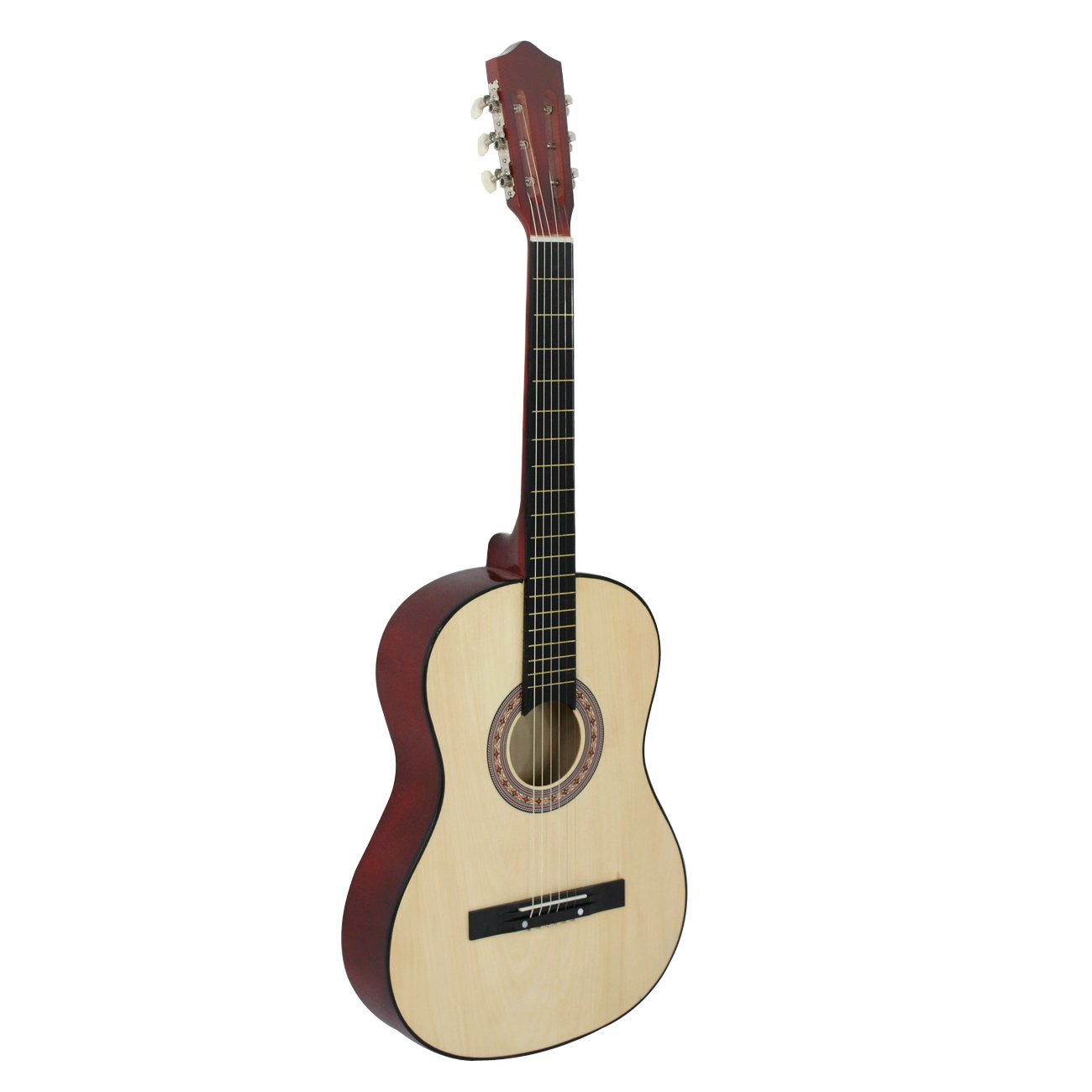 96,5 cm corde folk chitarra acustica per principianti amanti della musica Kids Gift 4 colori, natrual