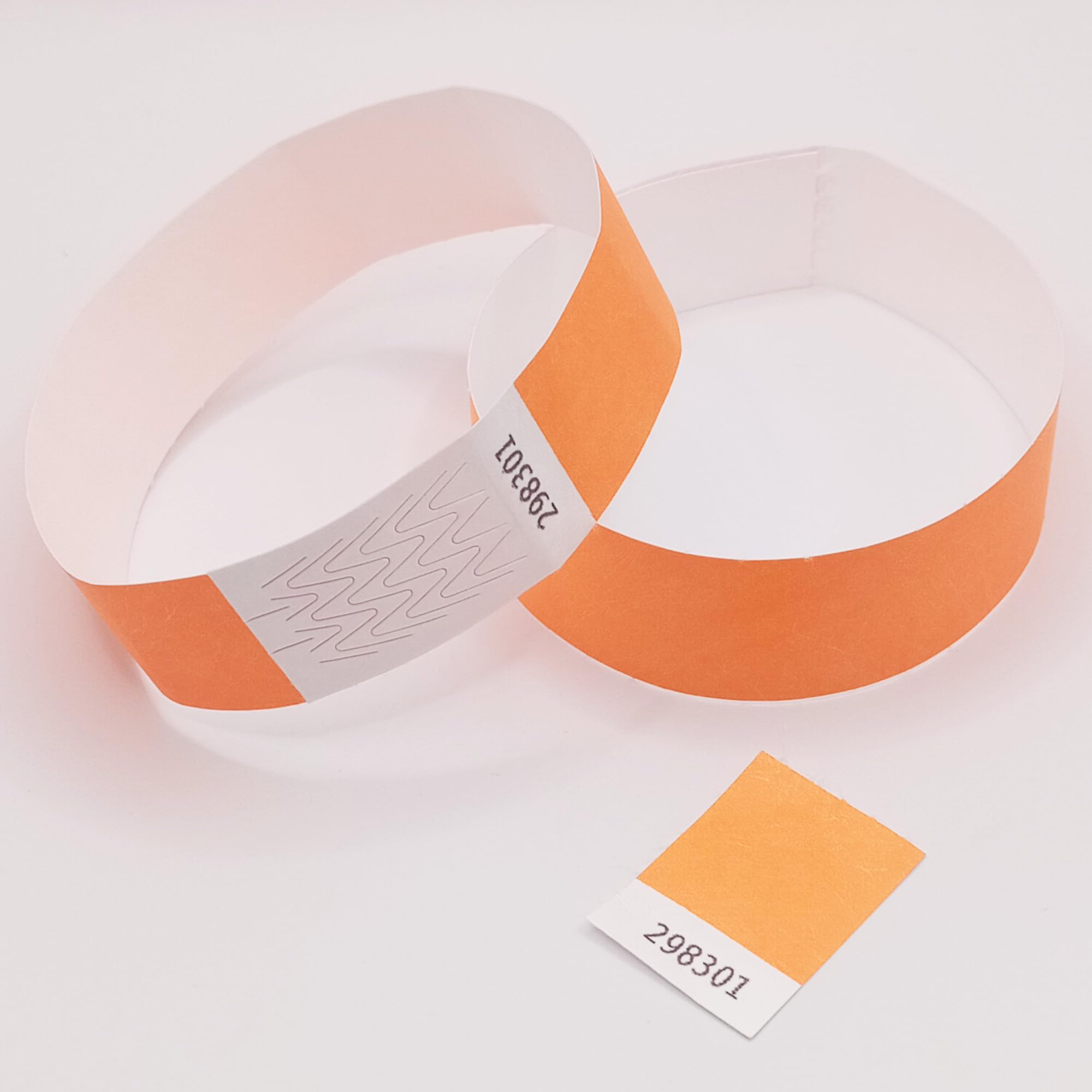 Bracelets Tyvek Europaband - Lot De 100 - Indéchirables Et Imperméables - 19x250mm - Pour Événements
