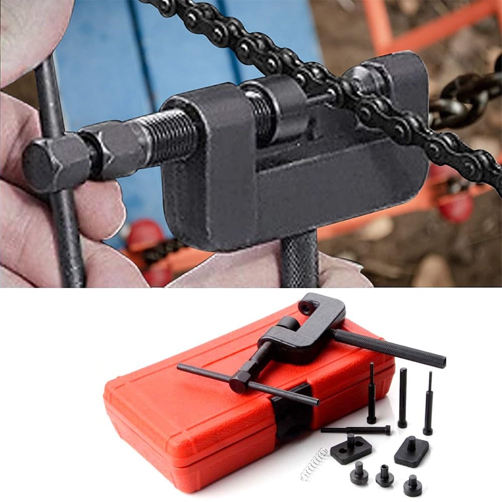 AWEDKKFI Estrattore volano Estrattore volano Motore Kit di Attrezzi per la rimozione della Catena di distribuzione per Moto e Bicicletta, 13 Pezzi. Kit di Attrezzi per la rimozione della Catena