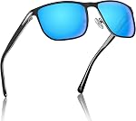 CARFIA Acetate & Lunettes de soleil pour hommes en métal polarisé UV Protection, Classic Mode Cool Driving Shades Daily CA5335