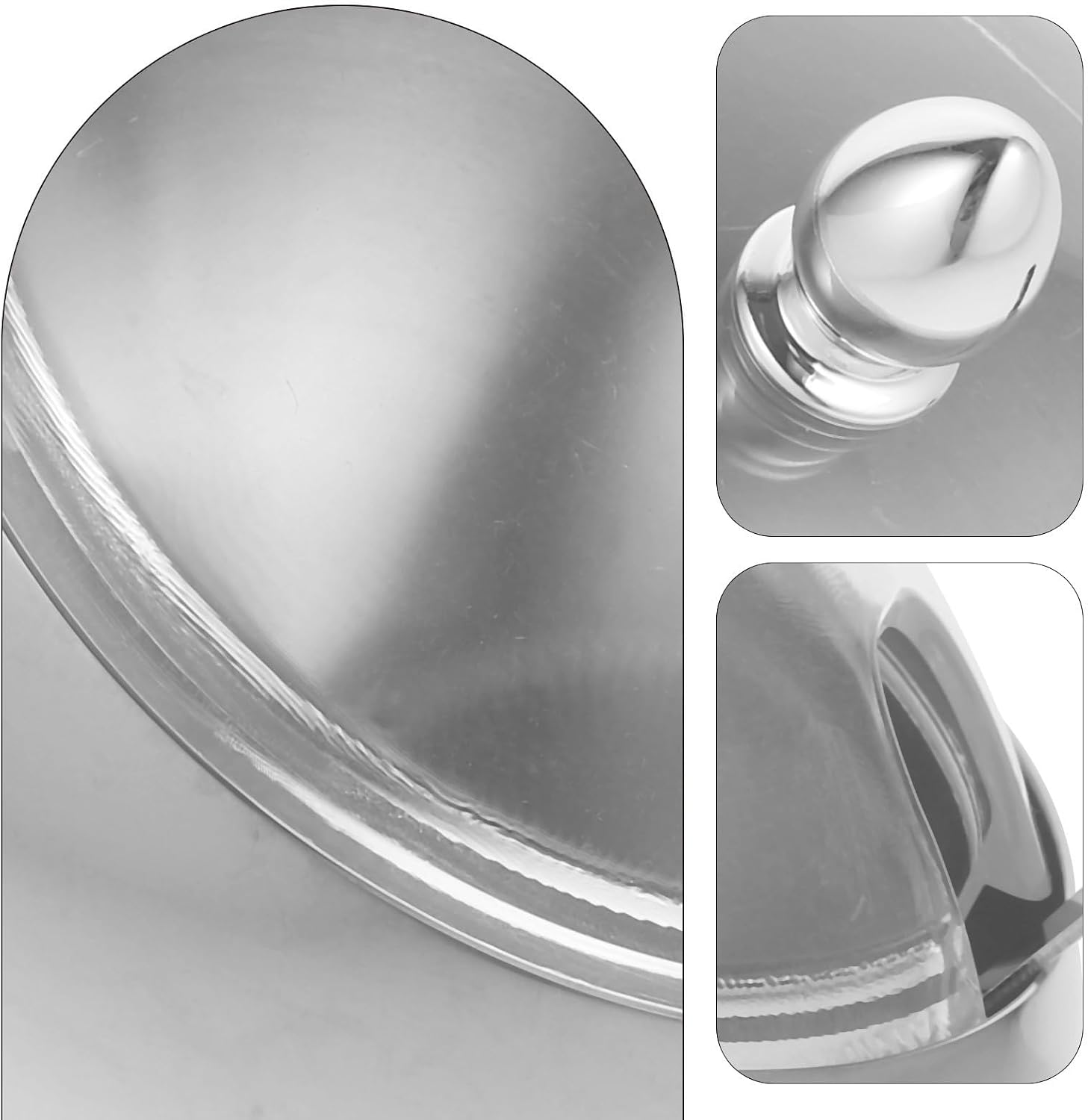 Seasoning Jar Stainless Steel Oblique Mouth with Lid