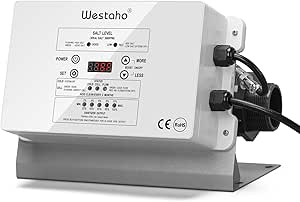 Westaho Saltwater Pool System with USA Titanium Cell for Above Ground Pools up to 15,000 Gallons