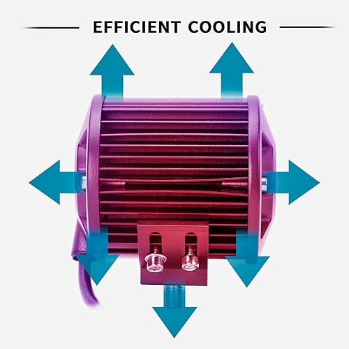 Miniatura 2 de Barra de luz LED verde de 4 pulgadas, 36 W, barra de luz de triple fila, 3600 lm, luces antiniebla impermeables todoterreno con soportes inferiores