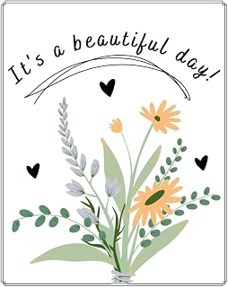 It's A Beautiful Day!: One Line A Day Journal for Daily Reflection Mindfulness Happiness - 4 Years