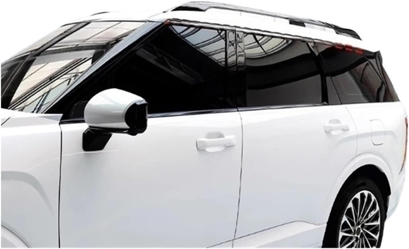 Compatible With Hyundai Palisade LX3 2025 + Car Styling Front Windshield Glass Door Window Trim A Column D Pillar Body Kit Cover(Red)