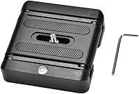 Vista 9 de Acouto Placa plegable Z Flex Tilt Head Z-Type Tilt Flexible Plegable Tr Head 1/4 "Tornillo de montaje Tr Placa de liberación rápida apta para DSLR