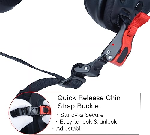 Vista 4 de Open Face Motorcycle Helmet for Adults,DOT Approved - Moped Half Vespa Retro Helmet with Anti-Scratch Visor for Men and Women