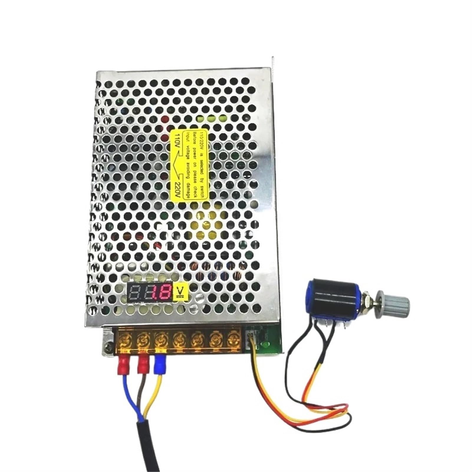 Display Digitale AC-DC 12V 24V 36V 10A 4A 6A 2A 150W Alimentatore LED con trasformatore Regolato in Tensione Regolabile(0-24V 6A)
