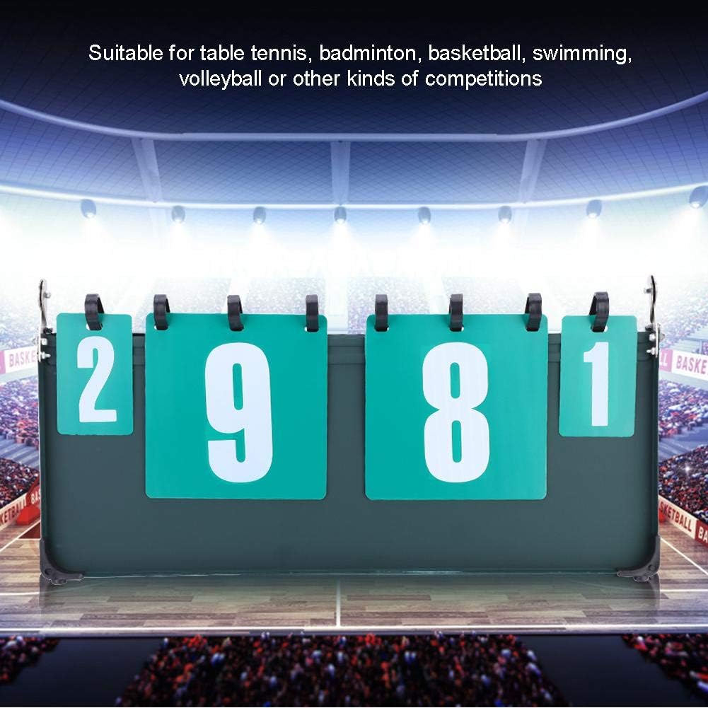 DEWIN Table Tennis Scoreboard - Basketball Scoreboards Timers, 4-Digit Sports Competition Score Board Scoreboard for Table Tennis Competitions : Sports & Outdoors