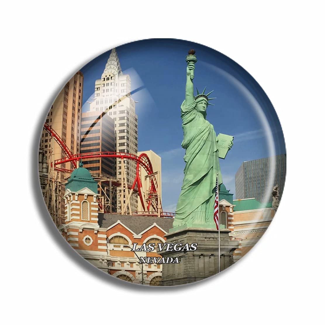Weekino Crystal Fridge Magnets Las Vegas Nevada Usa Travel Souvenir Funny Sticker For Gift Home Decoration Office Whiteboard