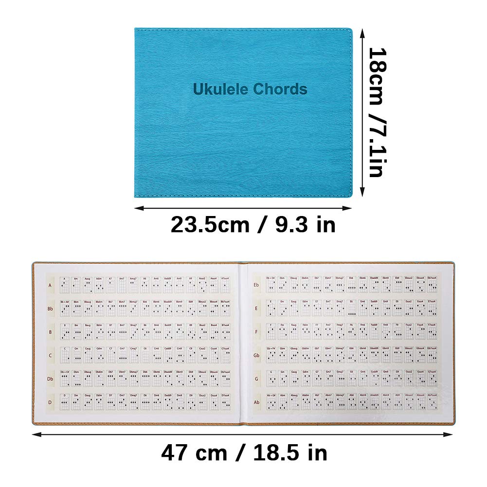 Accordeur Guitare Ukulele Enfants Accords De Ukulélé Livre D'art Portable Débutant Pratique Livre Musique Accordeur De Guitare