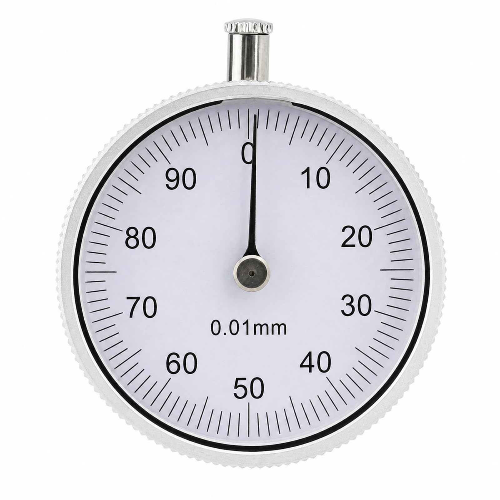 Qianly Cabezal Comparador Reloj para Ajuste Herramientas Compacto Cabezal Indicador Face Mecánico Resistente Al sgaste para Maquinistas