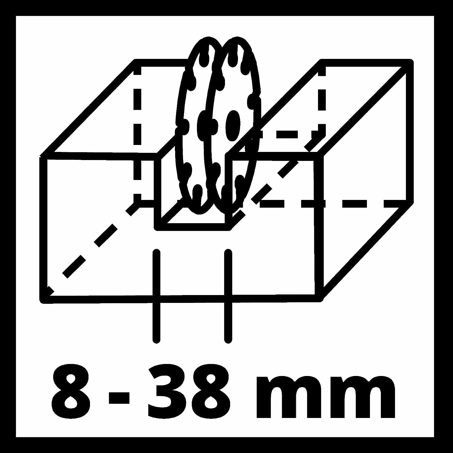 Einhell Rozadora TE-MA 1700 (1700 W, ajuste de anchura de corte hasta 38 mm, profundidad de corte hasta 40 mm, arranque suave, protección contra sobrecargas, incl. discos de corte de diamante)