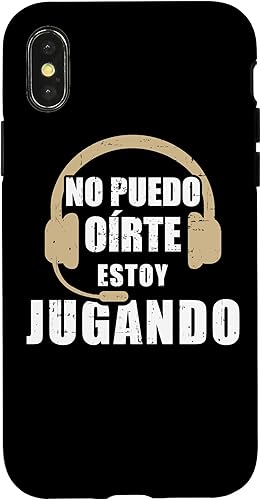 iPhone XXS No puedo oírte jugar juegos para gamer Case