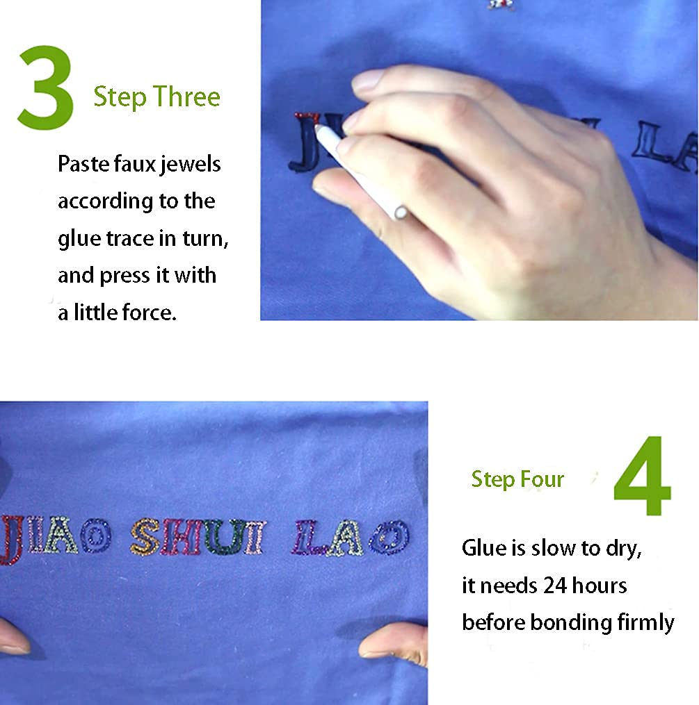 Fabric Glue,Super Glue for Clothes Garment& Metal, Clear Adhesive for DIY Costume with Jewelry Diamonds, Transparent Soft Sealant for Ceramic Leather Wood Crafts 1.7 Fl Oz, 75g