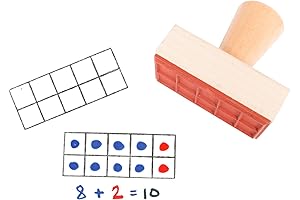 READY 2 LEARN Ten Frame Stamp for Early Math fun