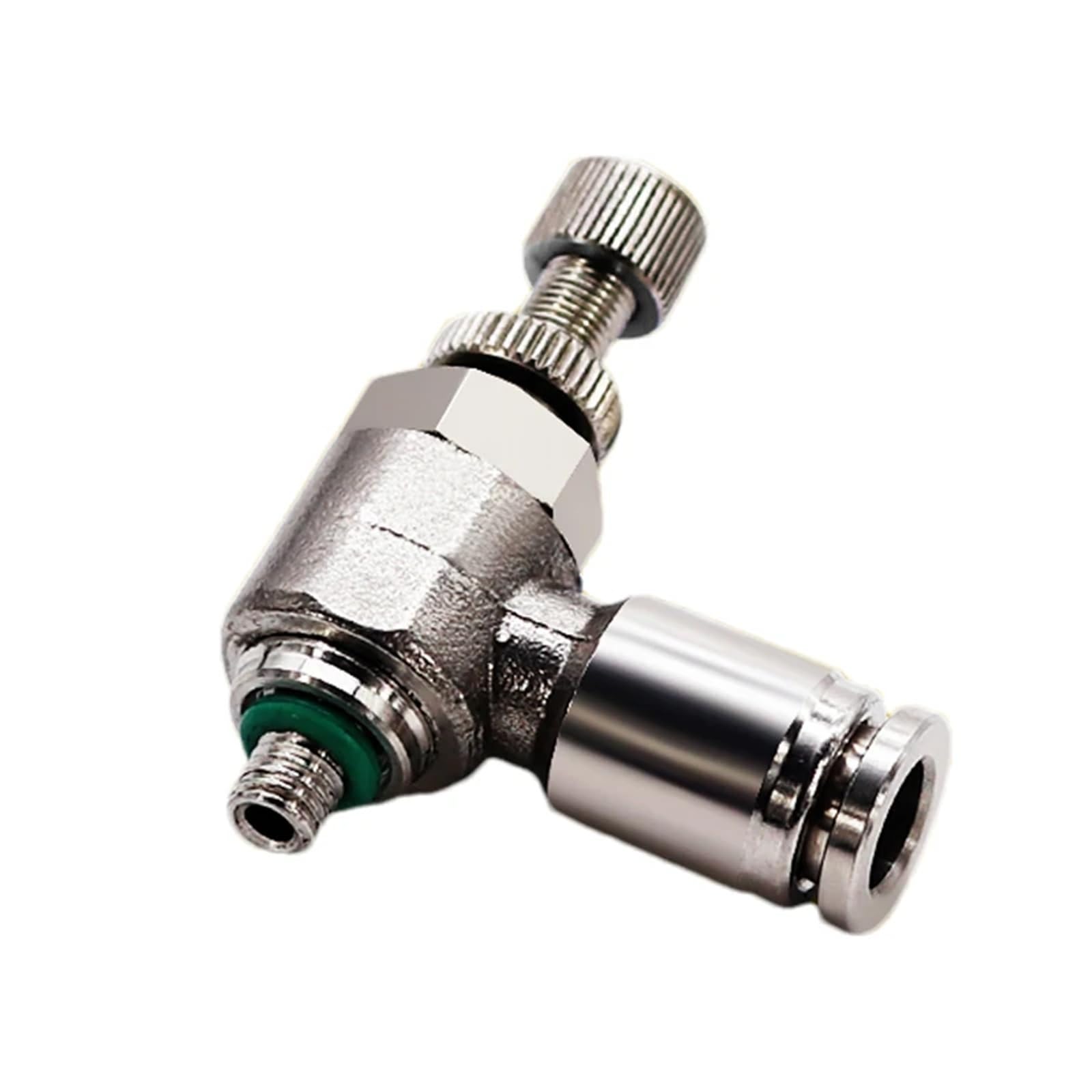 Valvola di regolazione SL 304 in acciaio inossidabile Connettore rapido pneumatico in metallo 4 6 8 mm 1/8 1/4 3/8 Raccordo for tubo flessibile 1 pz(SL6-m5 (6mm-M5))