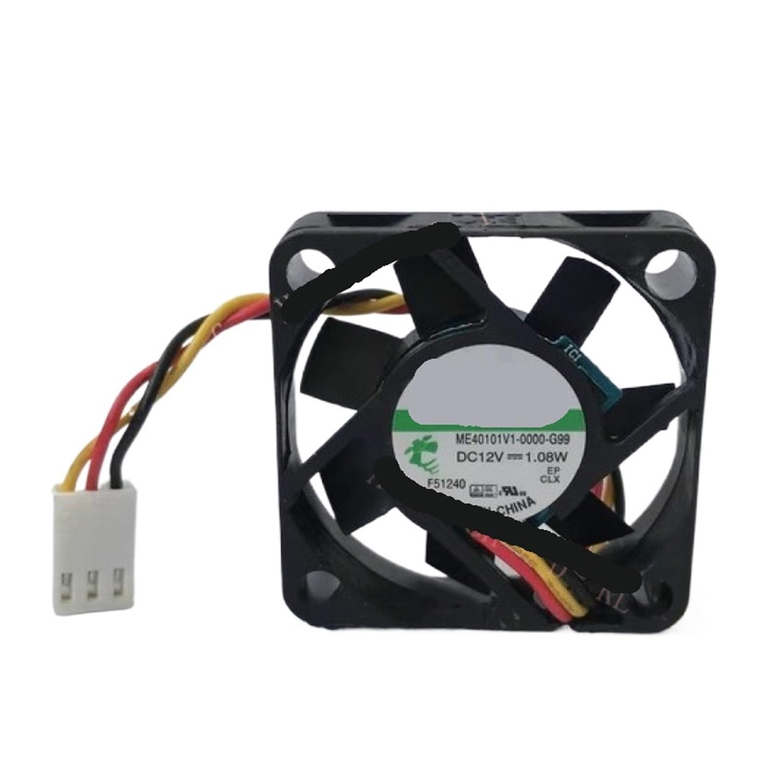 LWJYIPETZQ ME40101V1-0000-G99 DC12V 1.08W 4CM 3-wire Cooling fan