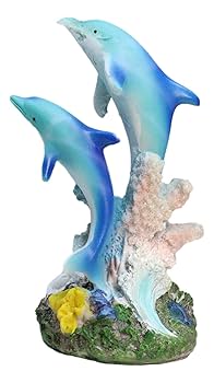 Amazon.com: Ebros Sea World Two Bottlenose Dolphins Swimming