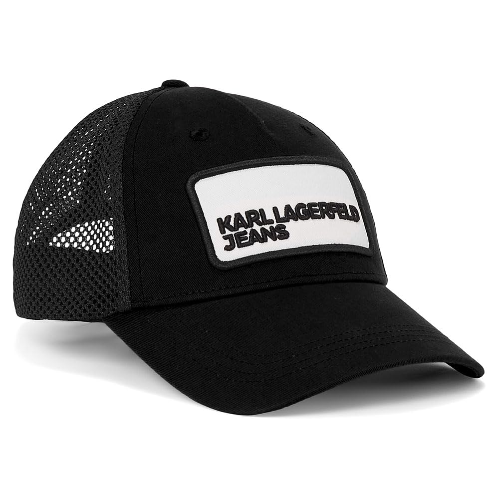 Jeansy Karl Lagerfeld, Męskie, Czapka Z Daszkiem Trucker W Bloki Kolorów,