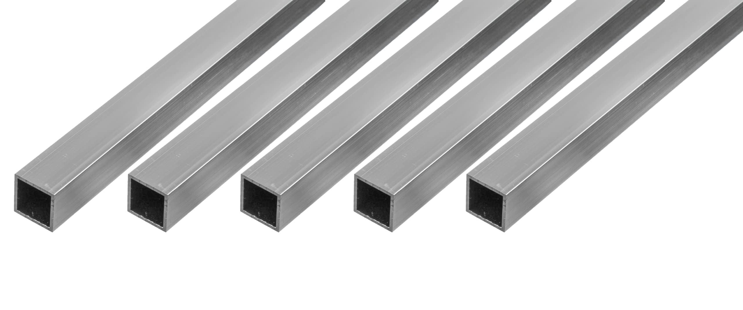 Tubes carrés en aluminium résistant et léger de 1000mm pour vos finitions de maison