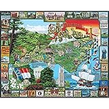 White Mountain Puzzles Historic North Carolina - 1000 Piece Jigsaw Puzzle