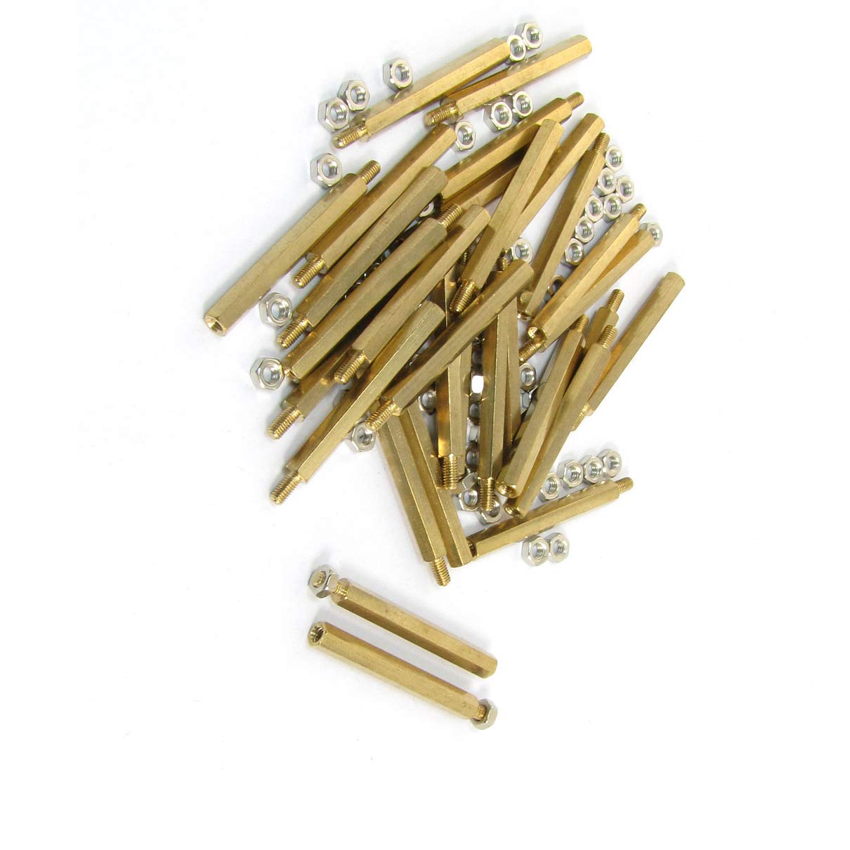 Aexit 30 (transmission) Pcs M3 x 6mm Male Female Hex PCB Standoff Spacers 40mm (51ry562qf416) Body Length