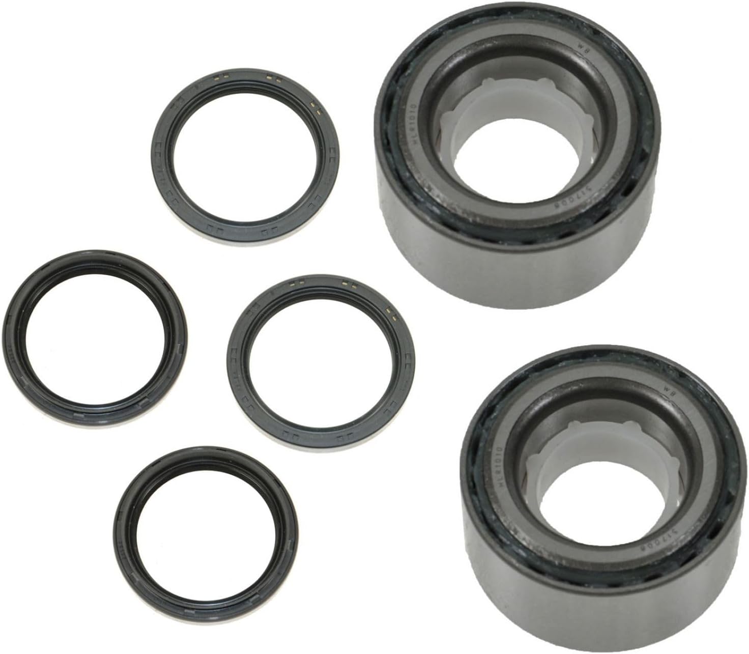 TRQ Front Wheel Hub Bearing Seal Kit Inner Outer for Saab Subaru