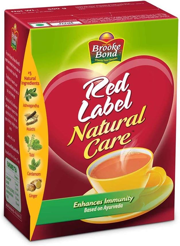 Red Label Natural Care Tea, 1kg 2.2 Pound (Pack of 1