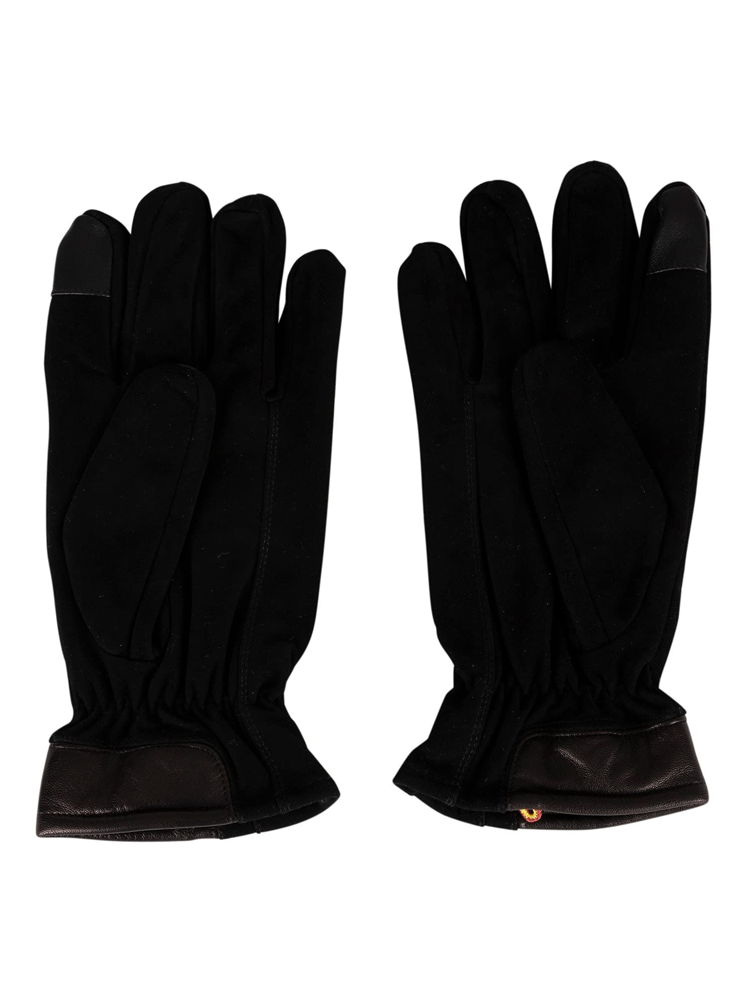 Timberland Guanti Touchscreen in Pelle Winter Hill da Uomo, 0A1EMN