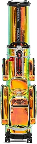 Miniatura 18 de HELIX -Bolsa de carrito de golf de golf, fácil de transportar, bolsa retráctil para carrito de golf con chasis de ruedas de bloqueo y empuñadura
