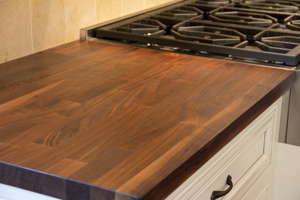John Boos WALKCT-BL1825-V Blended Walnut Counter Top with Varnique Finish, 1.5" Thickness, 18" x 25"