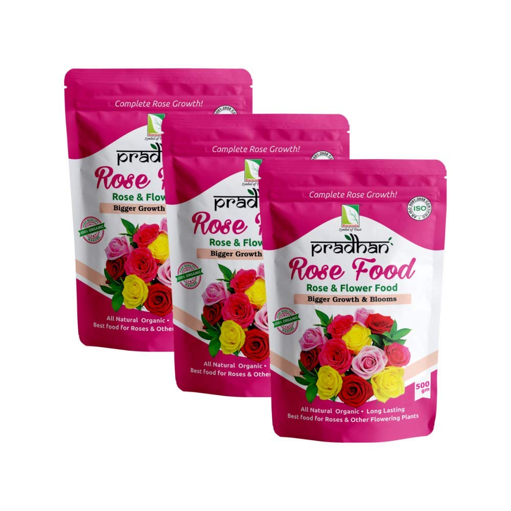 Well Grower Rose food Organic Fertilizer and Manure 500 GM Pack of 3-image-29