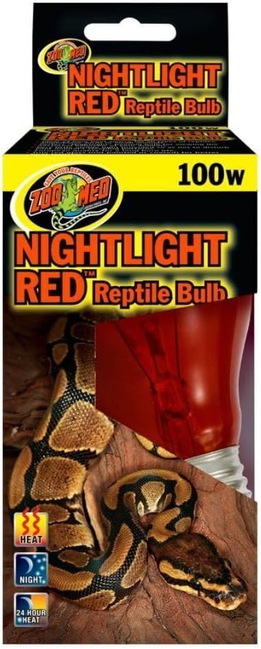 Zoo Med Nightlight Red Reptile Bulb 100 Watts – Pack of 2