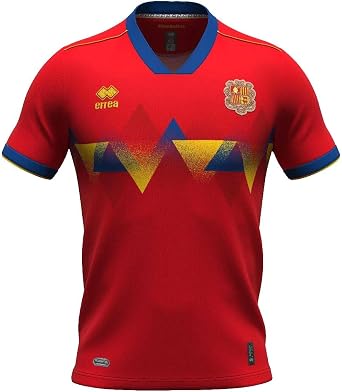 Andorra Mens Home Football Shirt Soccer Jersey 2024-2025 Medium 40" Regular Fit Red