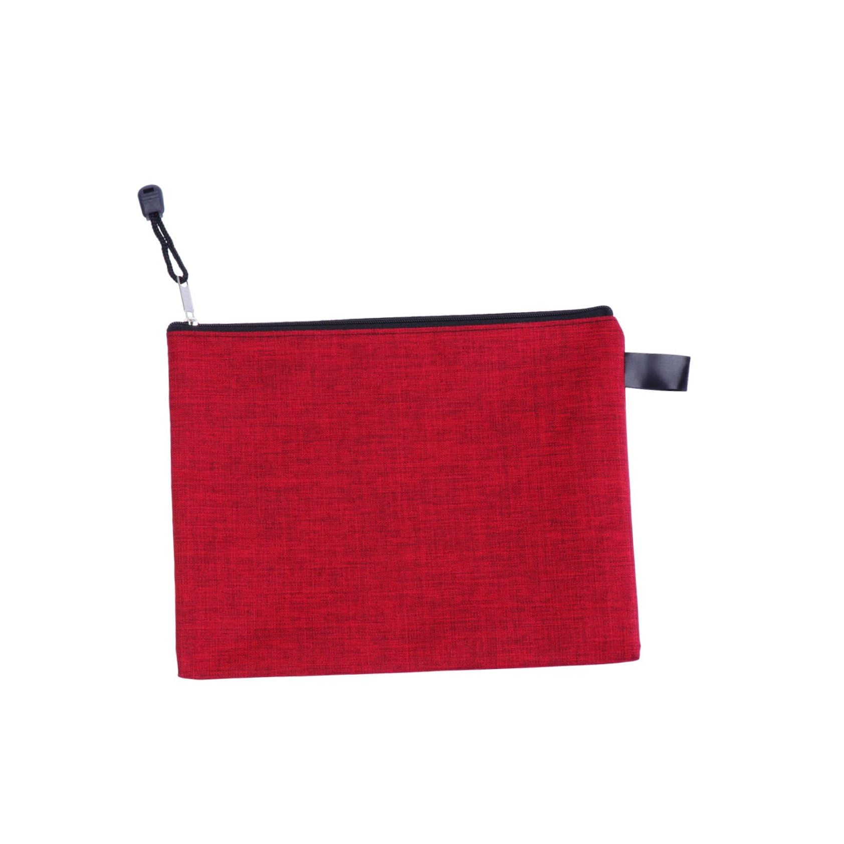 STOBOK 10pezzi Borse Per Documenti Oxford Sacchetto Con Cerniera Per Ufficio Borsa Per File Design Robusto e Portatile Casuali