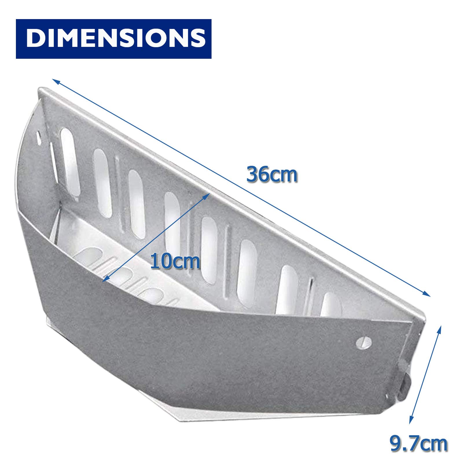 2er Pack Char-Basket Holzkohlekörbe für Weber 7403, Verzinkte Platte Kohlekorb Holzkohlegrills für One Touch, Master Touch und alle Anderen von 47, 57 und 67cm Kugelgrills