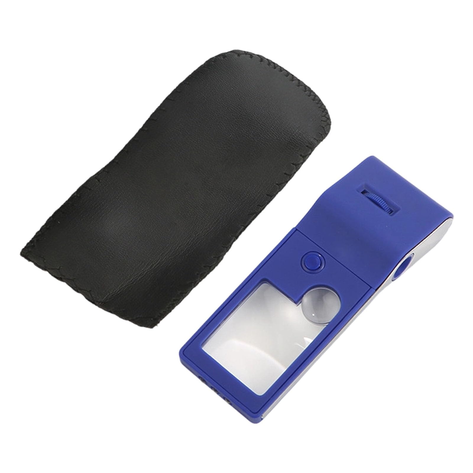 Eye Loupe 3X 10X 55X Magnifier Glass for Jewelry Coin Inspection Reading Handheld Magnifier with Light Bright LED Light