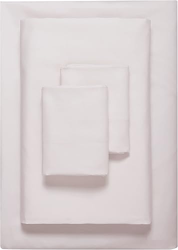 Miniatura 2 de Vera Wang - Juego de sábanas tamaño Queen, ropa de cama de algodón satinado de lujo, 800 hilos, decoración suave y lisa para el hogar (cuarzo rosa,