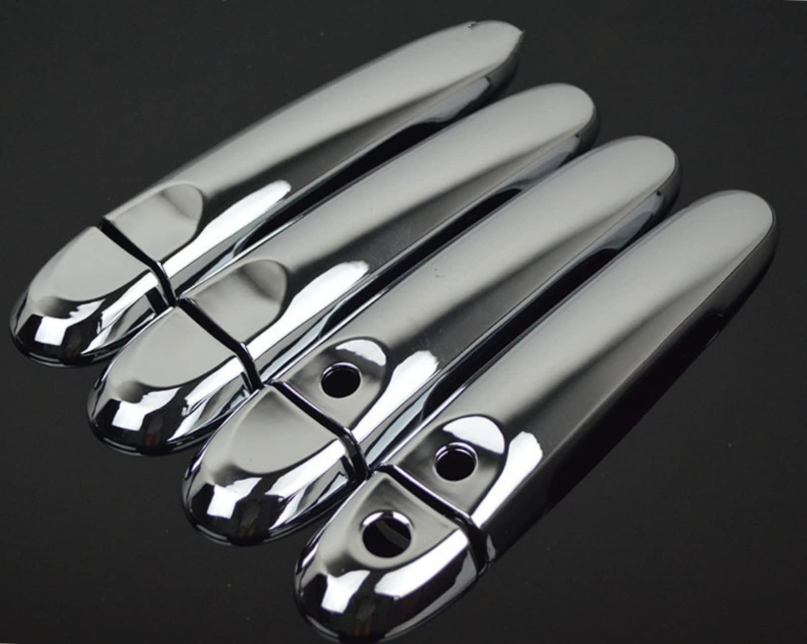 Garniture poignée de porte Nissan March protection chrome ABS contre rayures